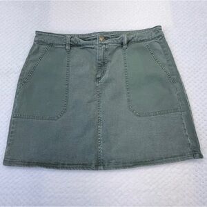 Vineyard Vines Olive Mini Skirt